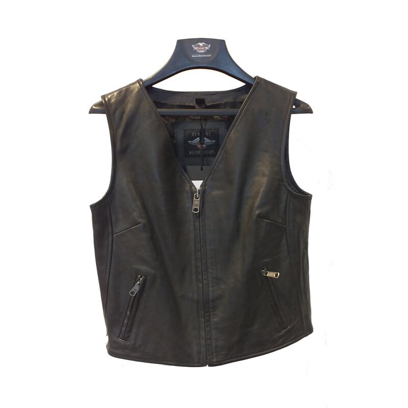 Gilet pelle donna