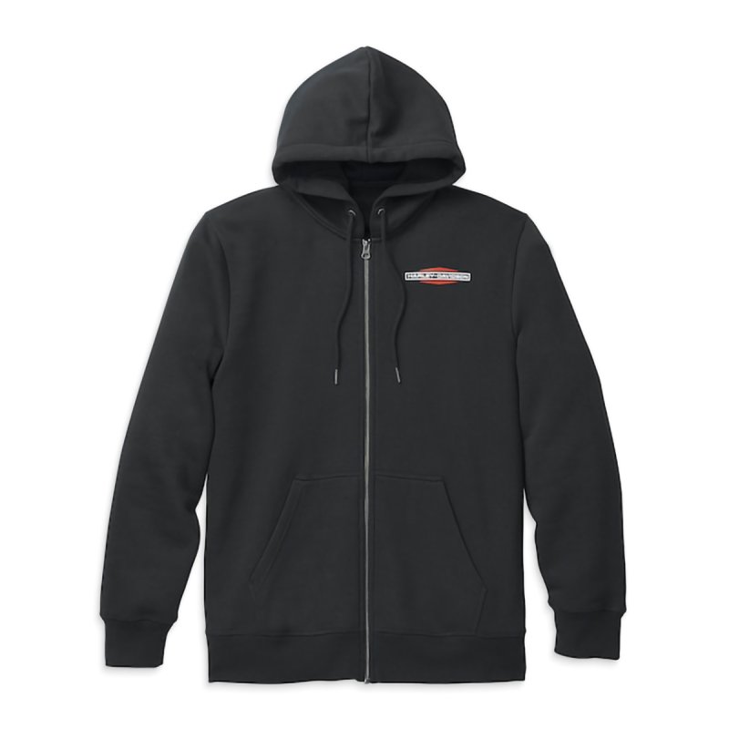 Felpa Con Cappuccio Con Zip Frontale Speciale Da Donna - Black Beauty Heather 1 - Foto 2