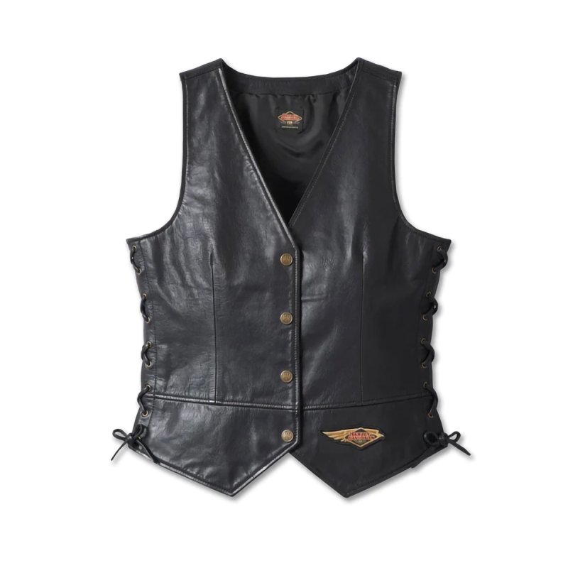 Gilet in pelle Laced Side 120° Anniversario