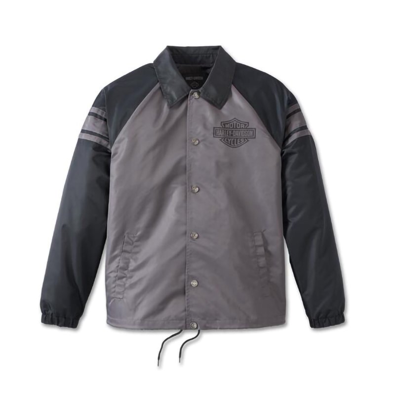 Giubbino woven dark grey water resistant in edizione limitata