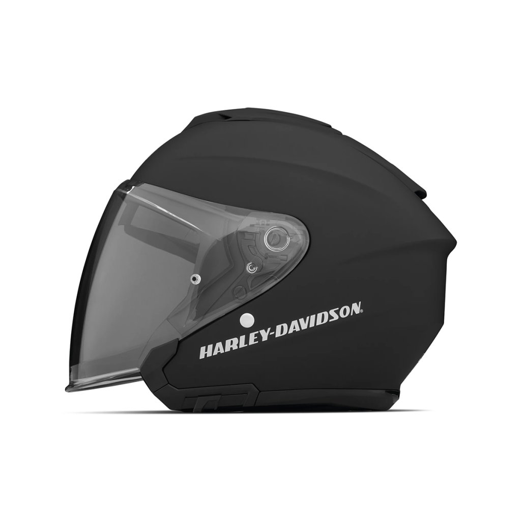 Casco Semi-integrale MOTO Helmets D33, Visiera Inclusa, Chiusura Rapida Click, Peso 750 G, NON Omologato Per Strada