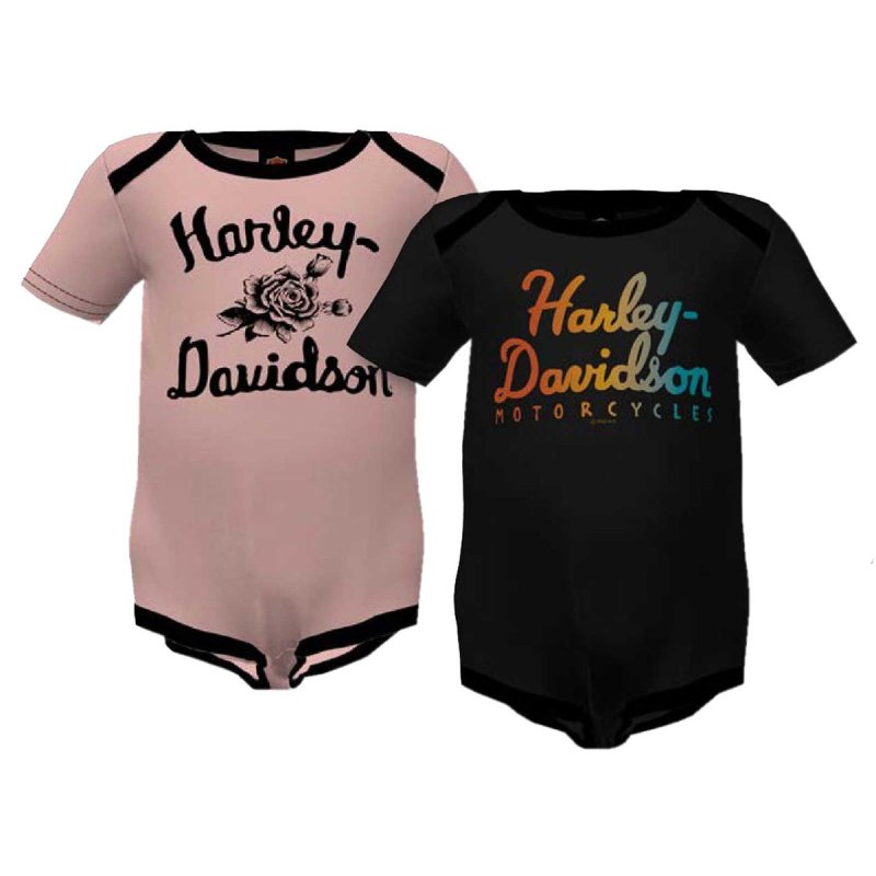 Set 2 body Baby Girl Suit Rainbow Foil