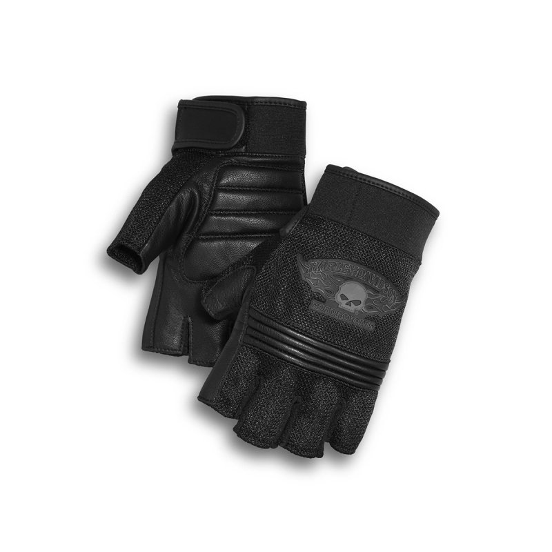 Guanti senza dita Winged Willie G Skull