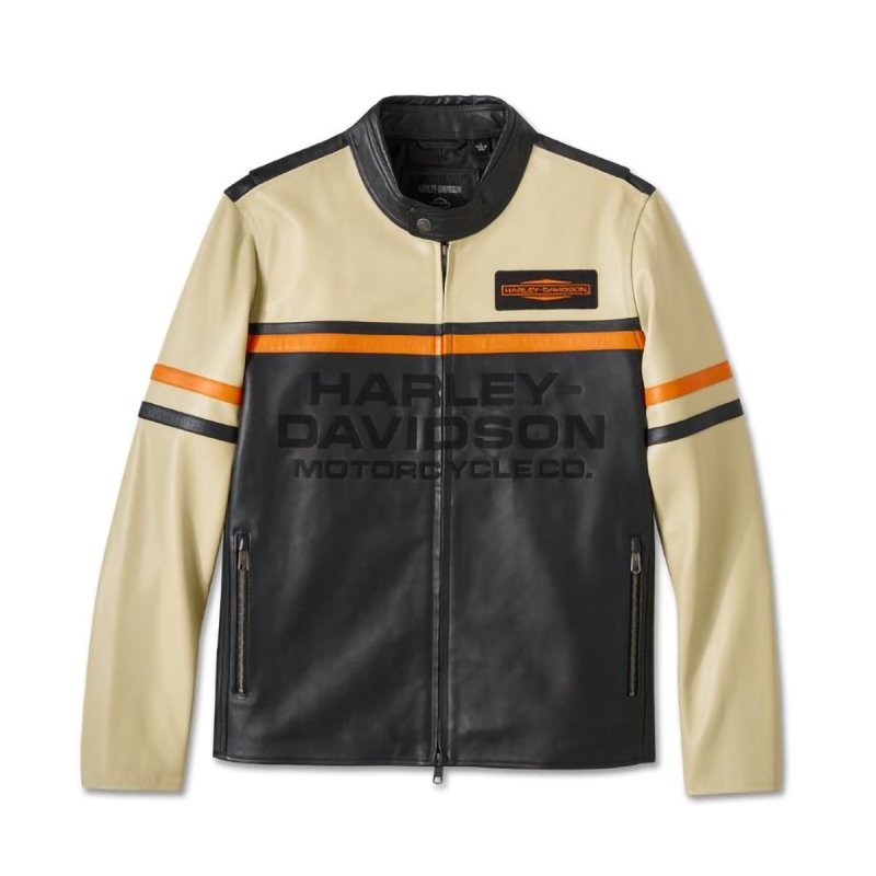 Giubbino in pelle black tan in Limited Edition