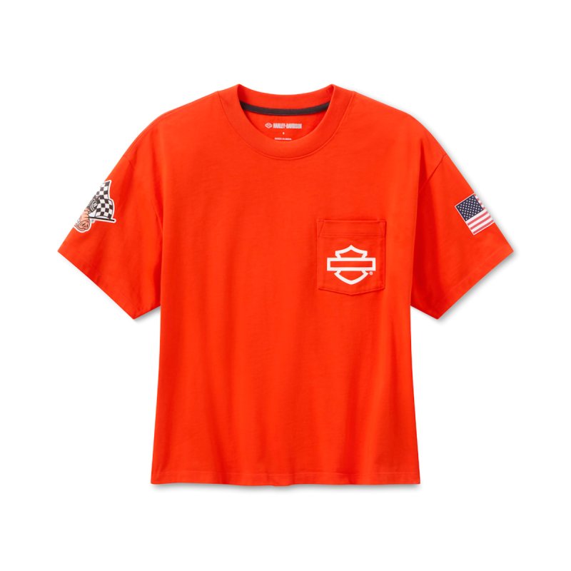 T-shirt donna orange